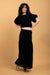 AMAYA Ariel Embr Skirt Black