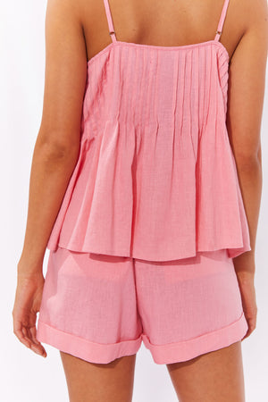 Haven Cuban Pleated Tank Candy