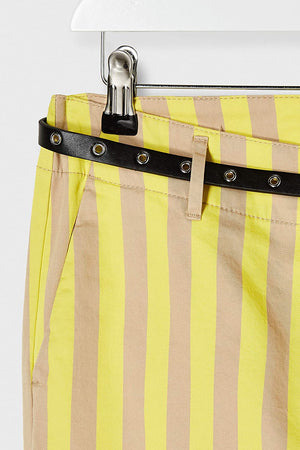 Scotch & Soda Regular Fit Striped Yellow/Tan Chino Pants