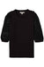 Garcia Ladies T-Shirt Lace Sleeves Black