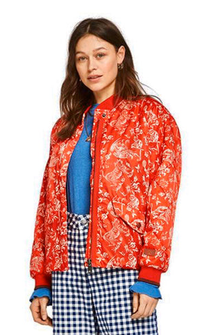 S&S Printed Bomber Jacket