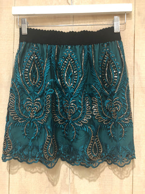 Augustine Emerald Skirt