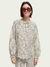 Scotch & Soda Easy Fit Top with Smock Details