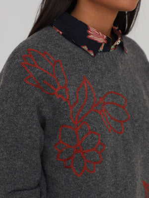 Nice Things Flower Sweater