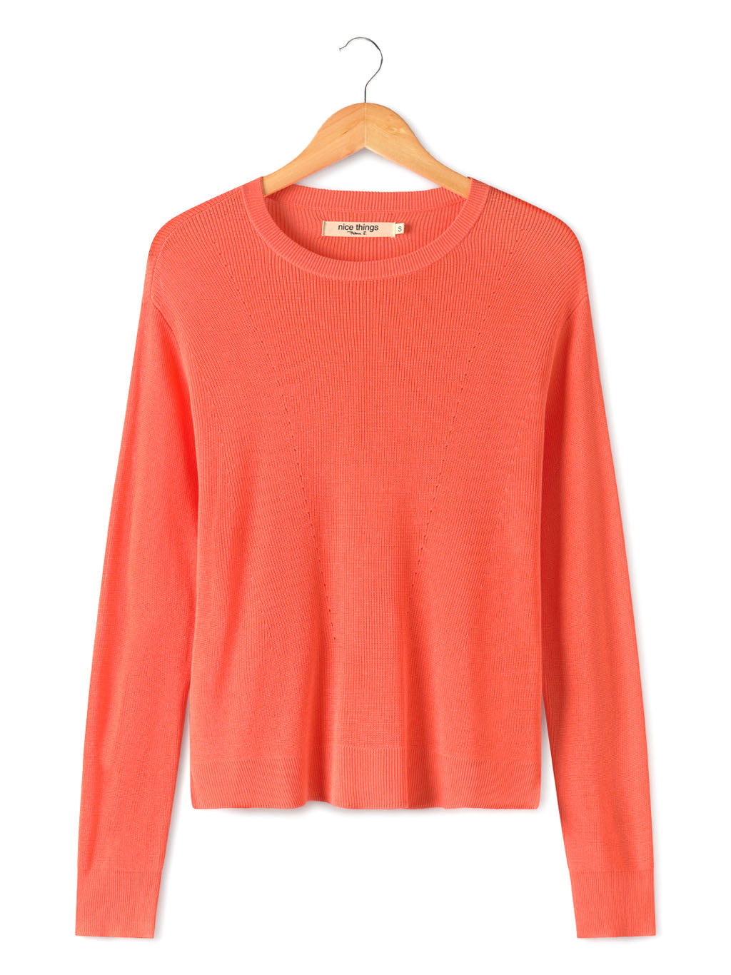 Nice Things Coral Sweater