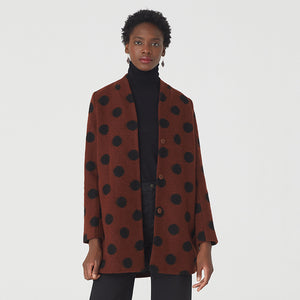 Nice Things Wool Dotted Coat