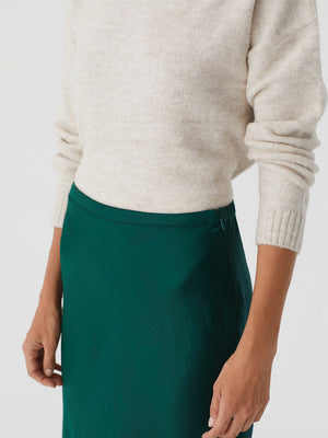 Nice Things Midi Skirt Forest Green