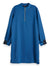 S&S Sapphire Blue Dress With Rib Detail