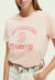 Scotch & Soda Relaxed Fit Tee Cadillac Pink